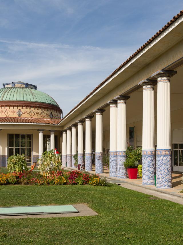 Perspective de la Galerie thermale et du Pavillon des Sources de Contrexéville