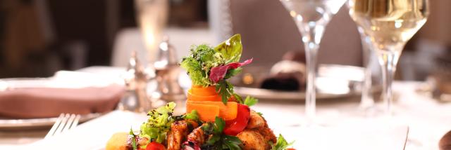 Plat de légumes au restaurant