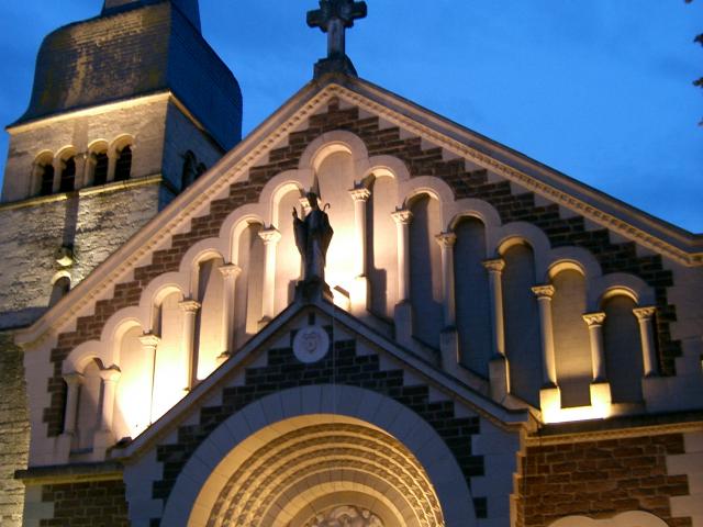 Eglise Nuit 2007 ©ville De Contrexéville